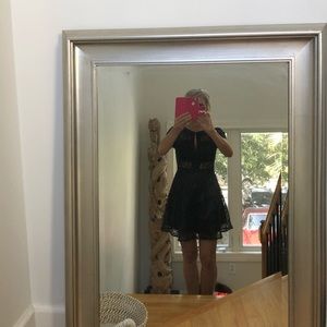 Black cocktail dress